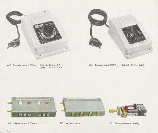 Liliput H0-Modellbahn Katalog 1964-1965