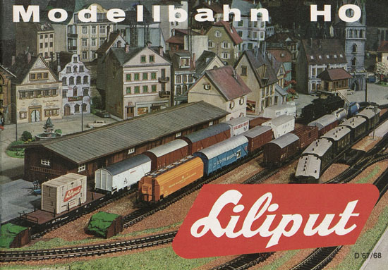 Liliput H0-Modellbahn Katalog 1967-1968