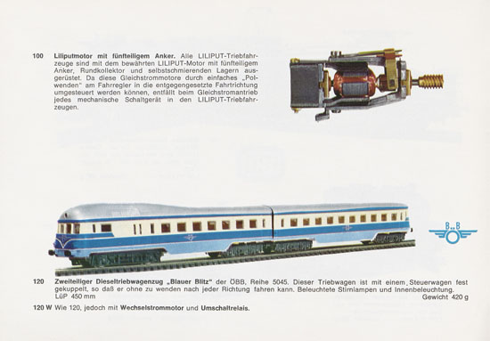 Liliput H0-Modellbahn Katalog 1967-1968