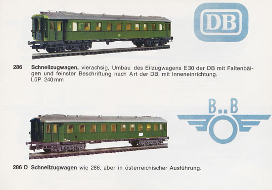 Liliput H0-Modellbahn Katalog 1967-1968