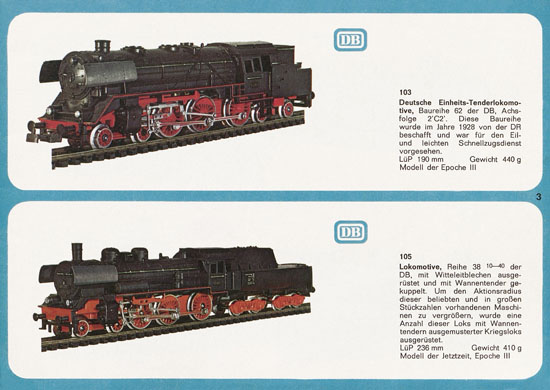 Liliput H0-Modellbahn Katalog 1969