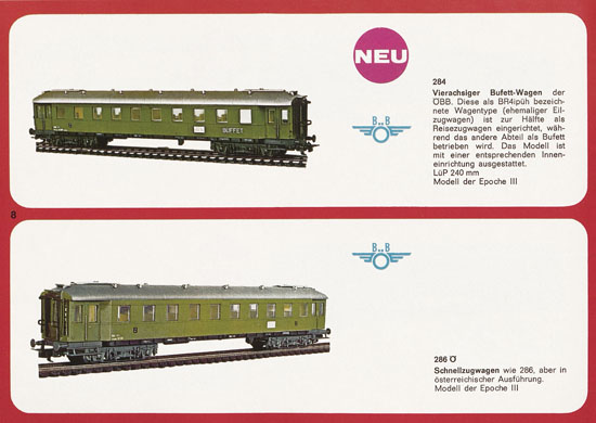 Liliput H0-Modellbahn Katalog 1969