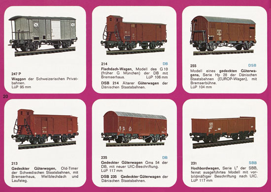 Liliput H0-Modellbahn Katalog 1969