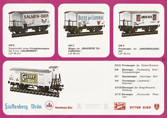 Liliput H0-Modellbahn Katalog 1969