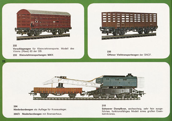 Liliput H0-Modellbahn Katalog 1969