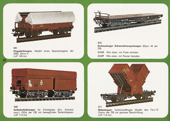 Liliput H0-Modellbahn Katalog 1969