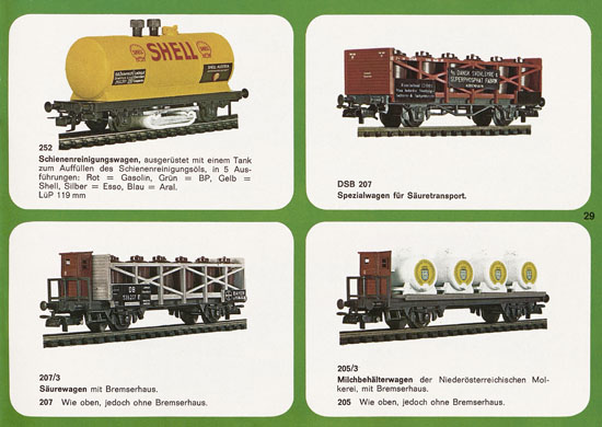 Liliput H0-Modellbahn Katalog 1969