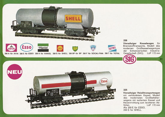 Liliput H0-Modellbahn Katalog 1969