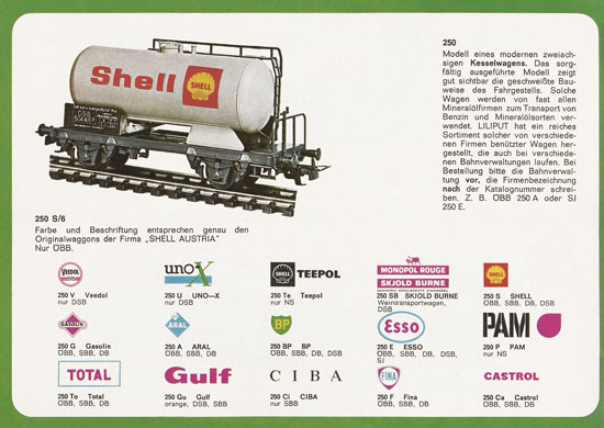 Liliput H0-Modellbahn Katalog 1969