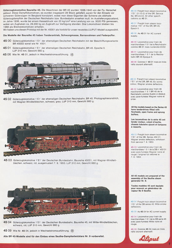 Liliput Modelleisenbahn Katalog 1979