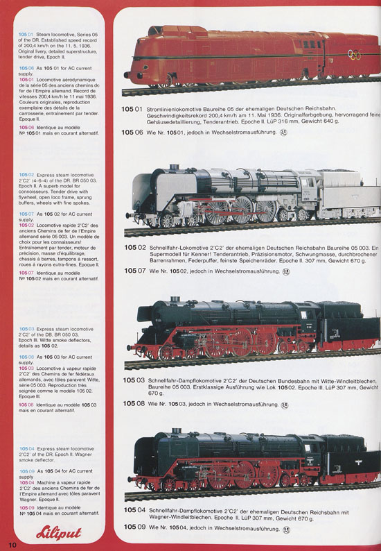 Liliput Modelleisenbahn Katalog 1979