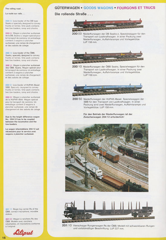 Liliput Modelleisenbahn Katalog 1979