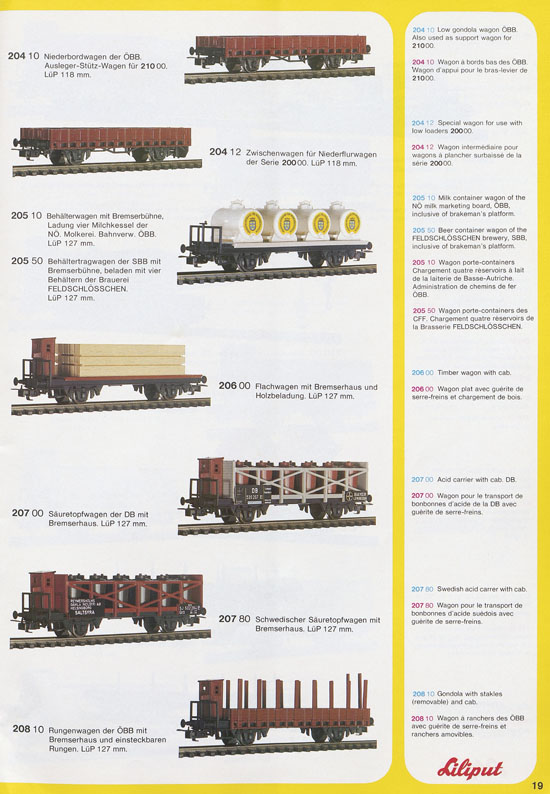 Liliput Modelleisenbahn Katalog 1979