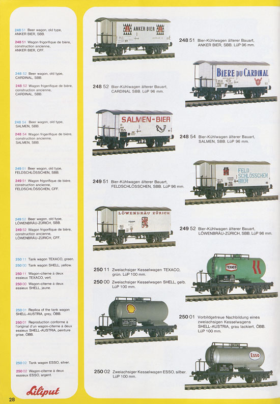 Liliput Modelleisenbahn Katalog 1979