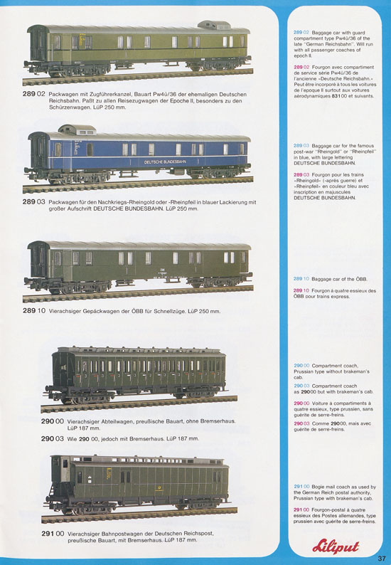 Liliput Modelleisenbahn Katalog 1979