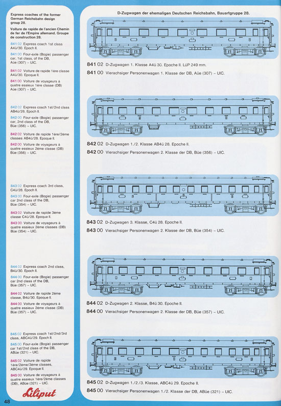 Liliput Modelleisenbahn Katalog 1979