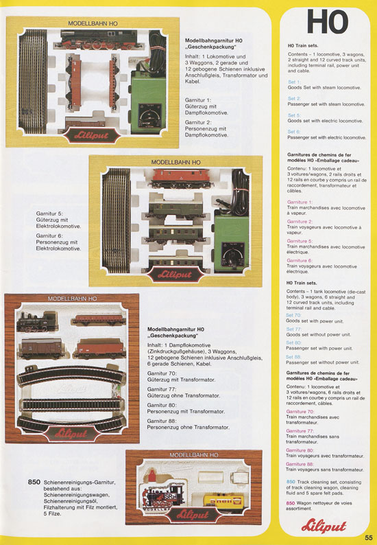 Liliput Modelleisenbahn Katalog 1979