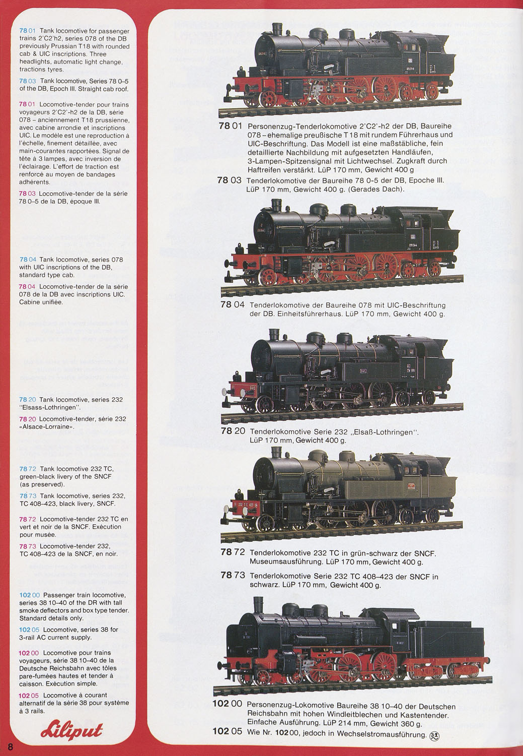Liliput Liliput Modellbahnen H0+H0e 1979 Katalog Prospekt Eisenbahn Railways B-18927 
