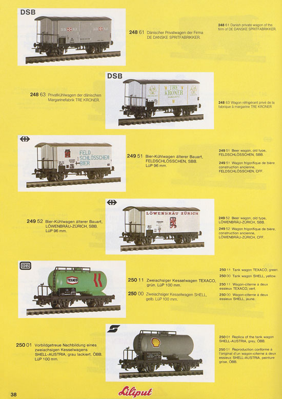 Liliput Modelleisenbahn Katalog 1981