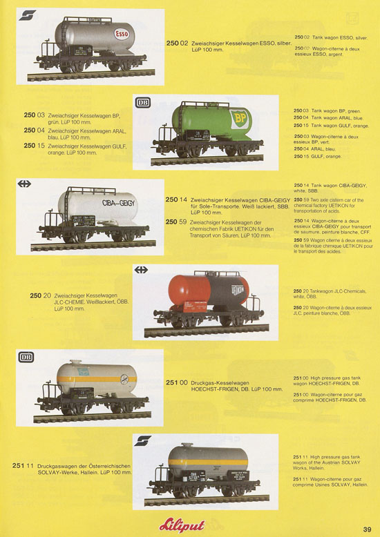 Liliput Modelleisenbahn Katalog 1981