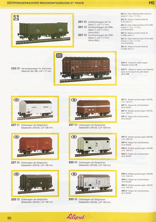 Liliput Modelleisenbahn Katalog 1984