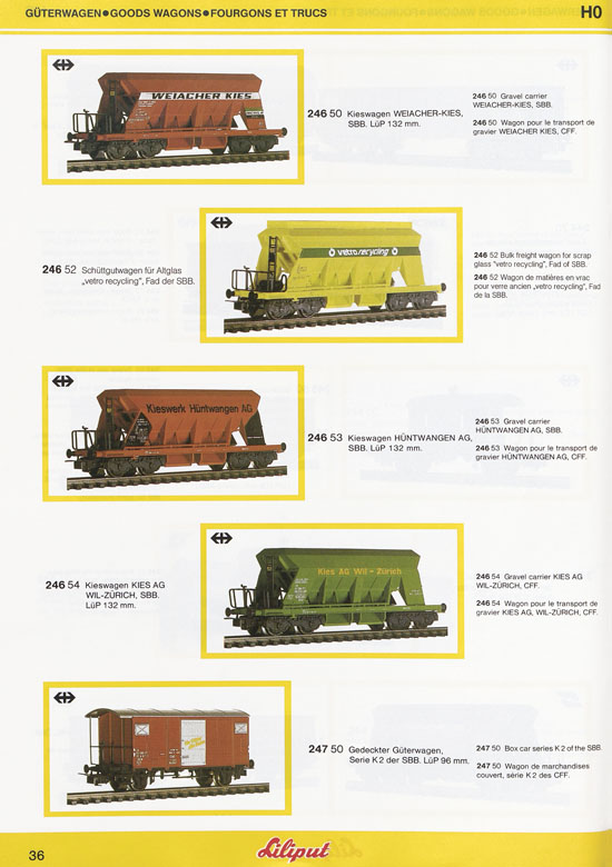 Liliput Modelleisenbahn Katalog 1984