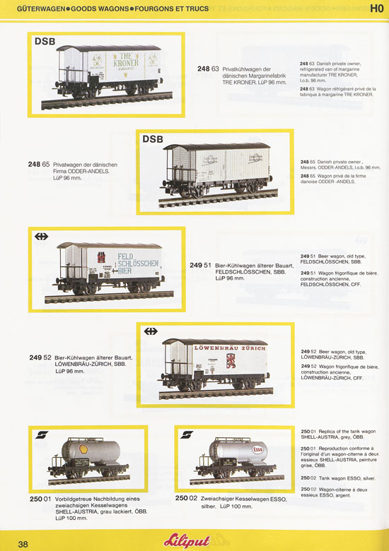 Liliput Modelleisenbahn Katalog 1984