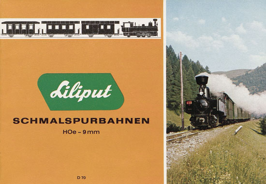 Liliput Schmalspurbahnen H0e 1970