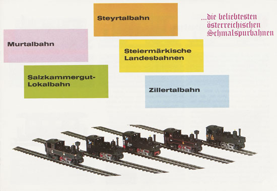 Liliput Schmalspurbahnen H0e 1970