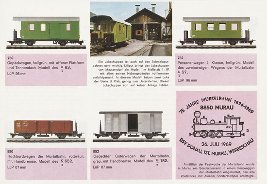 Liliput Schmalspurbahnen H0e 1970