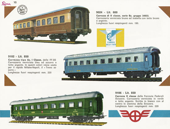 Lima Catalogo 1965-1966