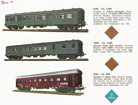 Lima Catalogo 1965-1966