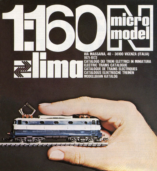 Lima Catalogo Micro Model N 1971-1972