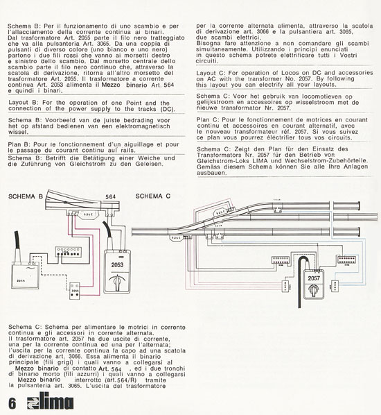 Lima Catalogo Micro Model N 1971-1972