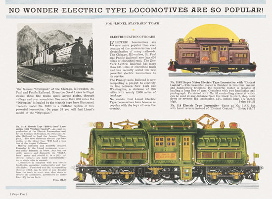 Lionel catalog 1932