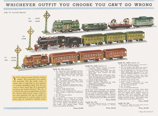 Lionel catalog 1932