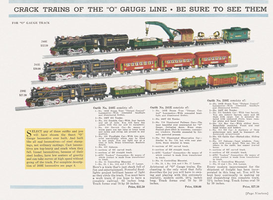 Lionel catalog 1932