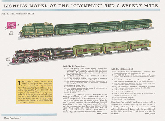 Lionel catalog 1932