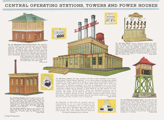 Lionel catalog 1932