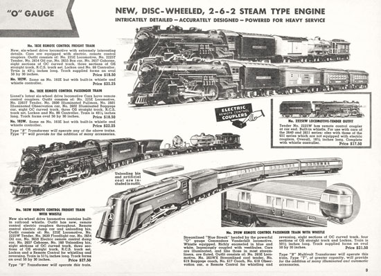 Lionel Katalog 1938, Lionel catalog 1938