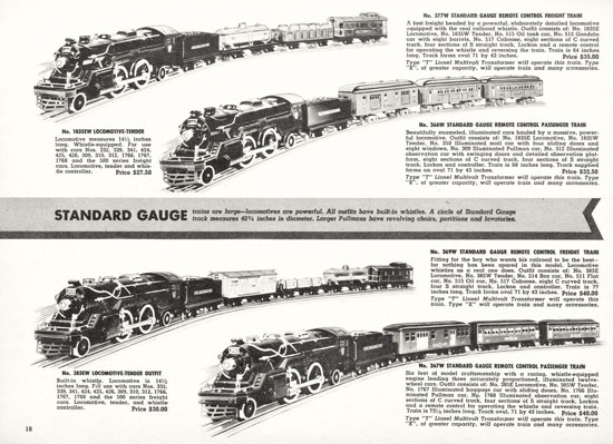 Lionel Katalog 1938, Lionel catalog 1938