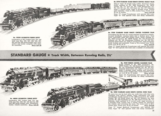 Lionel Katalog 1938, Lionel catalog 1938