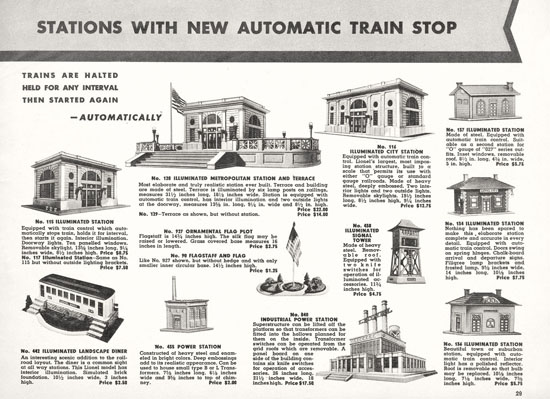 Lionel Katalog 1938, Lionel catalog 1938