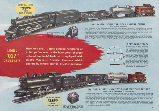 Seite 5 Lionel Katalog 1948
