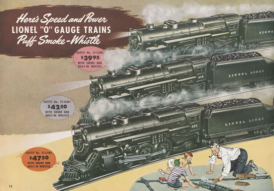 Seite 12 Lionel Katalog 1948
