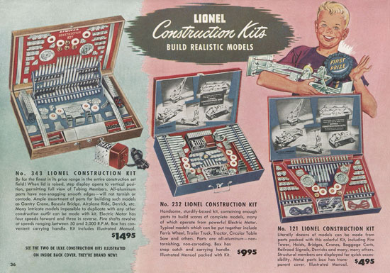 Seite 36 Lionel Katalog 1948