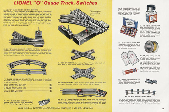 Lionel Katalog 1956