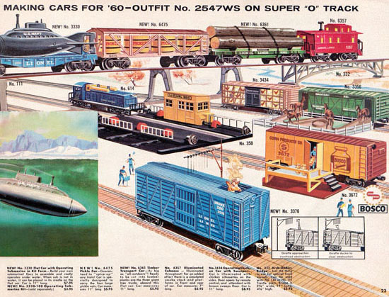 Lionel Katalog 1960, Lionel Modelleisenbahn Spur 0, Lionel trains, Lionel 0 Gauge, Lionel catalog, Lionel catalogue, Lionel railways