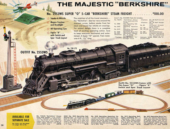 Lionel Katalog 1960, Lionel Modelleisenbahn Spur 0, Lionel trains, Lionel 0 Gauge, Lionel catalog, Lionel catalogue, Lionel railways