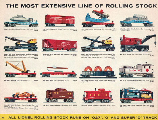 Lionel Katalog 1960, Lionel Modelleisenbahn Spur 0, Lionel trains, Lionel 0 Gauge, Lionel catalog, Lionel catalogue, Lionel railways